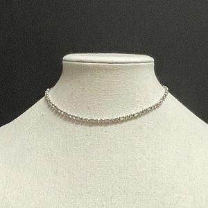 Vintage Glittering Rhinstone Princess Choker Necklace